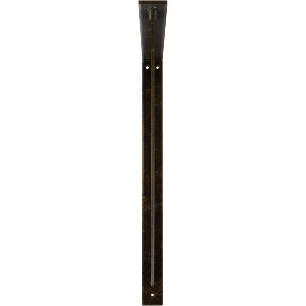 Antiqued Brass Steel Bracket X89537
