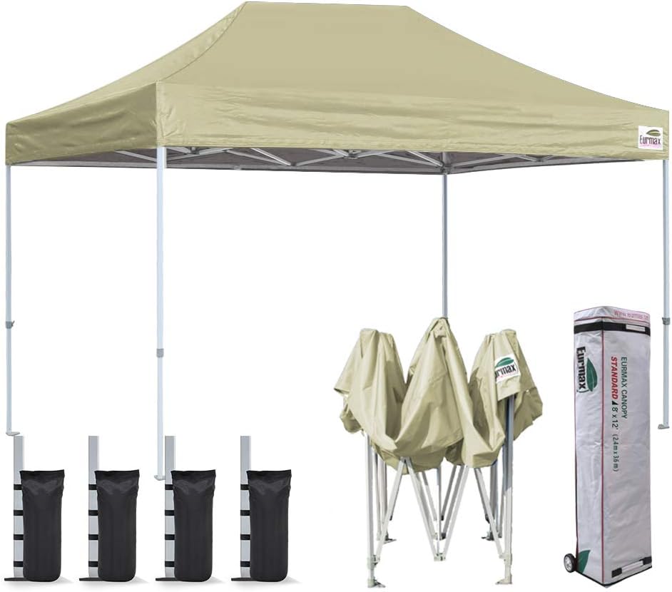 10'x10' Pop Up Canopy Tent with Heavy Duty Roller Bag K60269