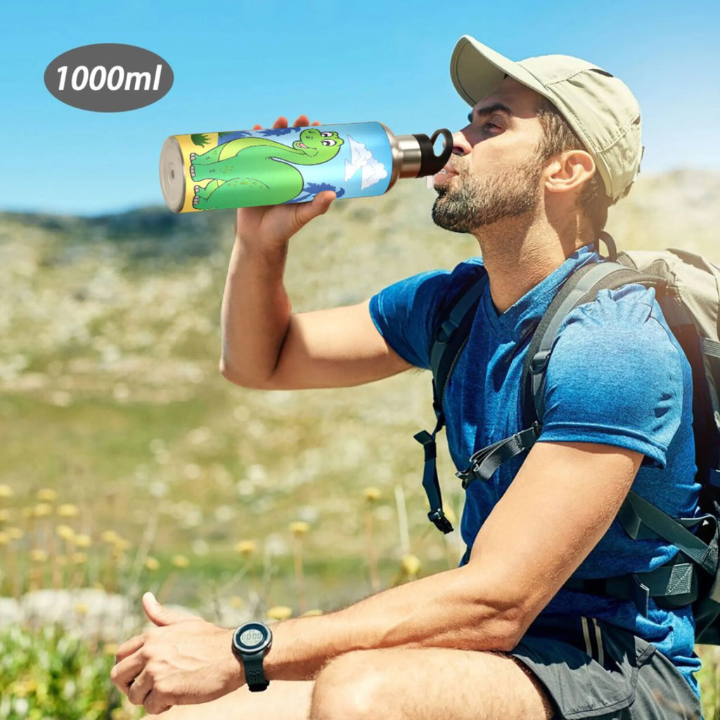 Stainless Steel Vacuum Insulated Water Bottle with Straw Lid 20 OZ I828448