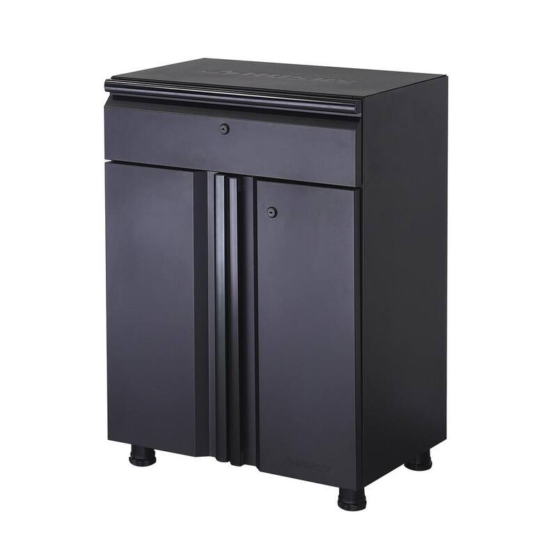 9 Piece Black Welded Steel Garage Storage System R11574