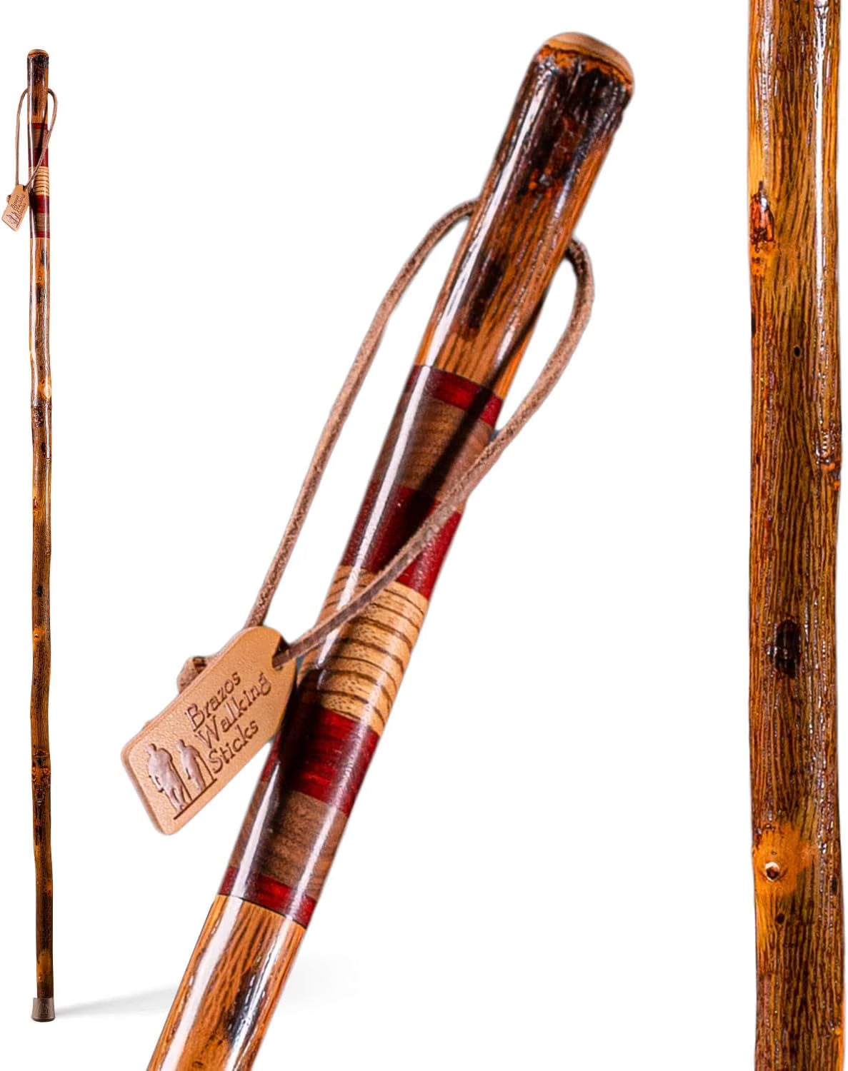 Hickory Wood Walking Stick, 55" X40982