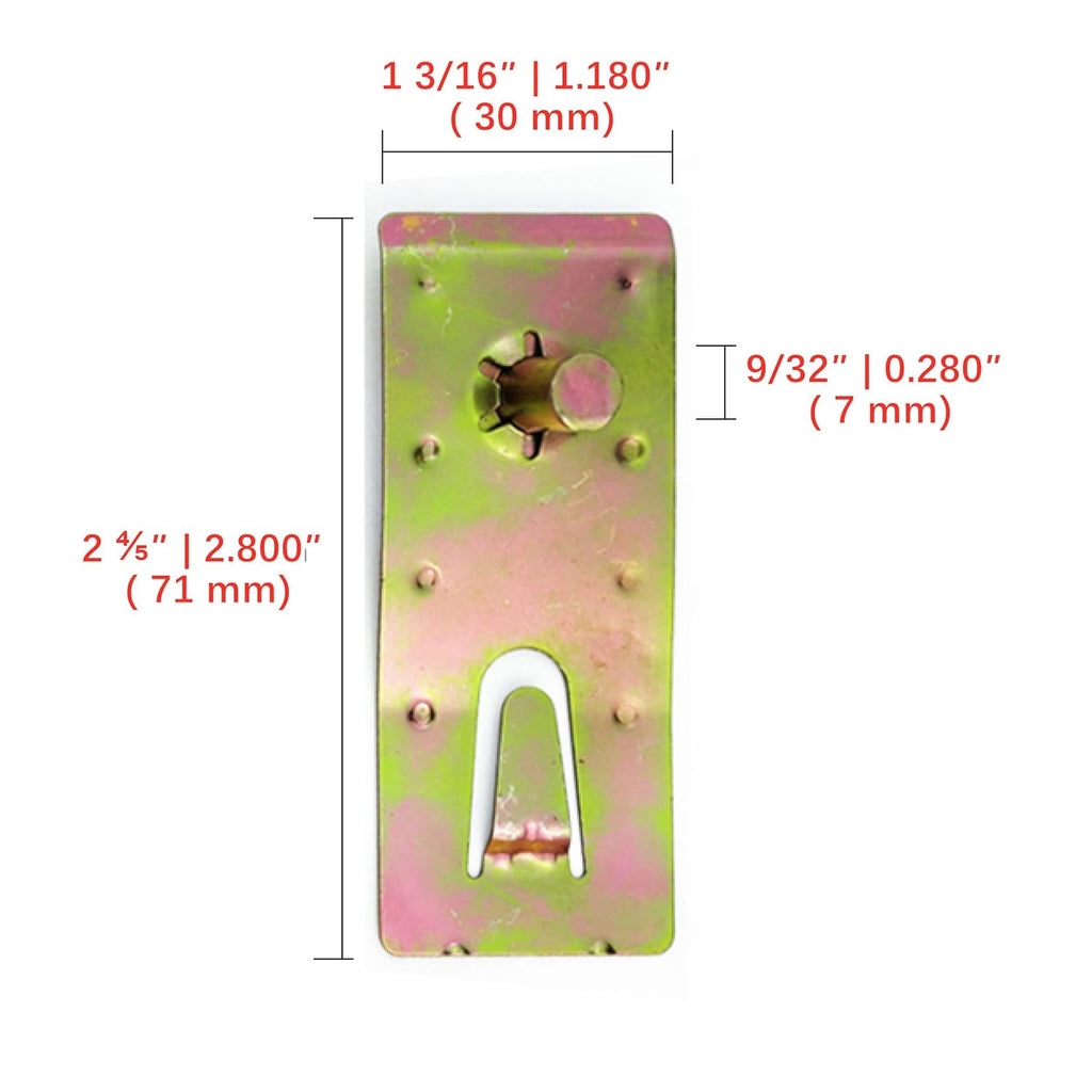 Cross Beam Locking Clip, Self-Locking Pin, 1 Pack, Pack of 2 K59344