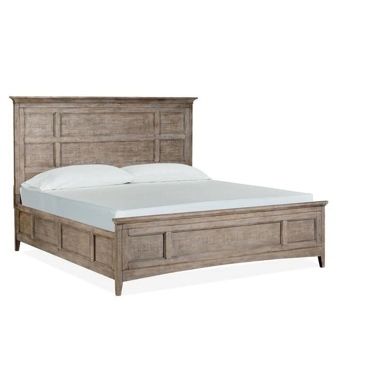 King Panel Bed with Regular Rails in Mahogany Z53000