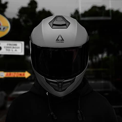 Full Face Motorcycle Helmet with Tinted and Clear Visor G52530