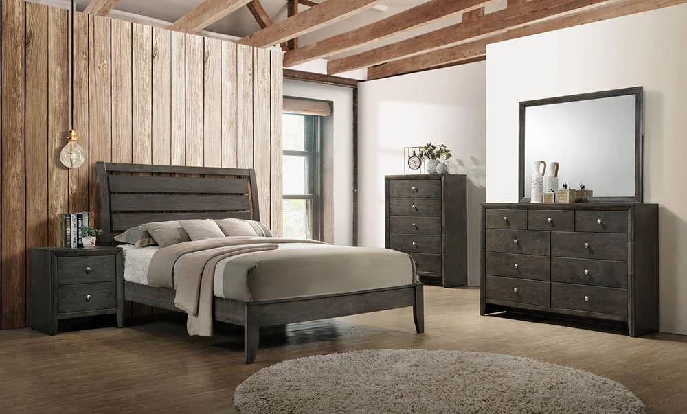 Queen Panel Bed H2748