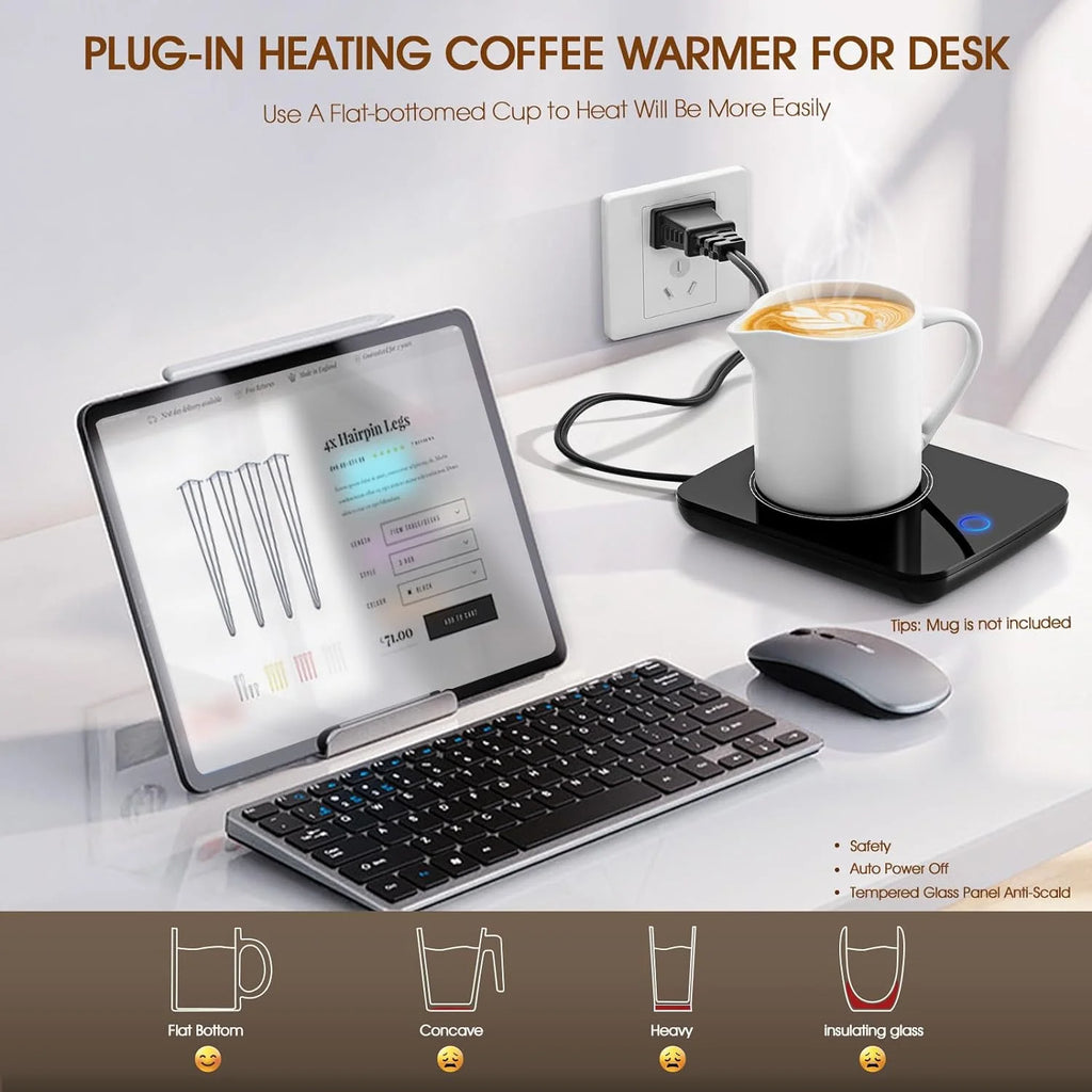 Black Electric Beverage Warmer Plate P583