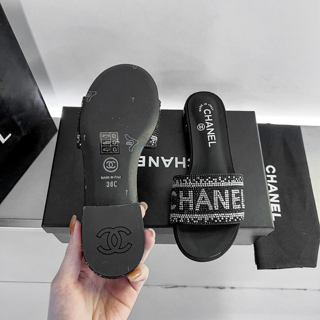 Blingbling Diamond Slippers P12628