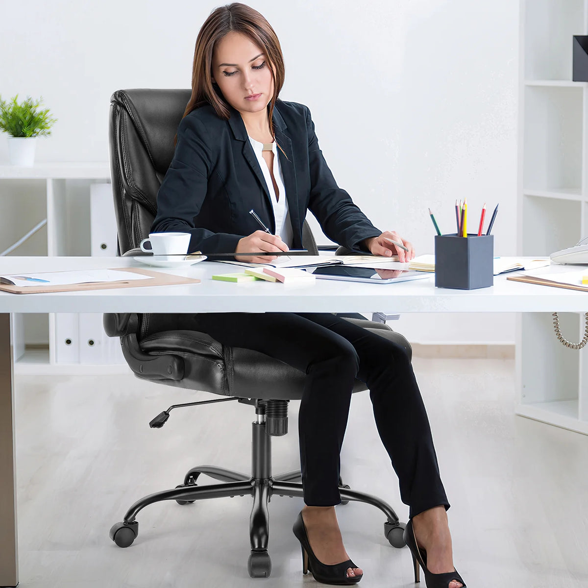 PU Leather High Back Ergonomic Office Chair U818