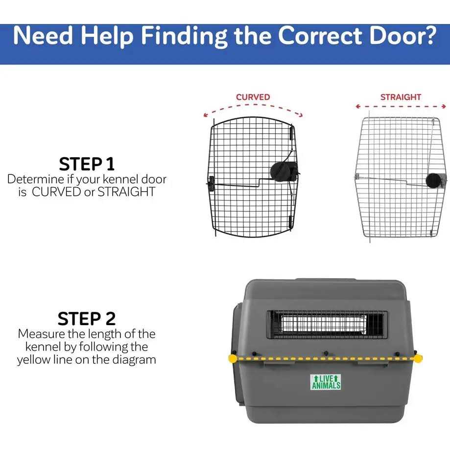 Black Kennel Replacement Door B8949