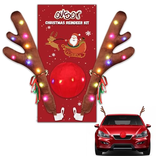 Christmas Reindeer Car Kit with LED I339