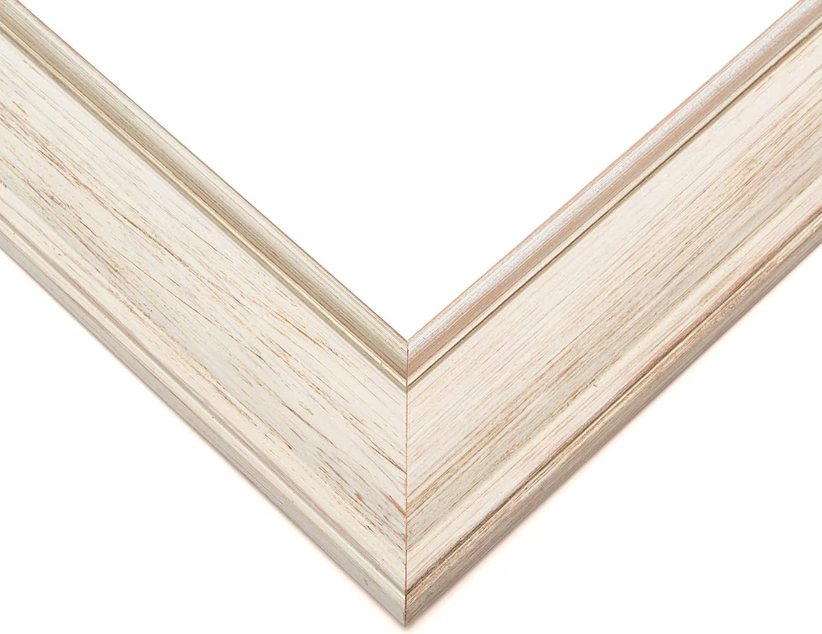 White Real Wood Picture Frame J480