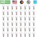 48 Pack LED A19 Light Bulb 9W 3000K Warm White J3467