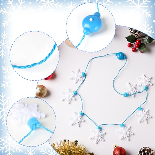 2PCS Christmas Light Up Necklaces K124