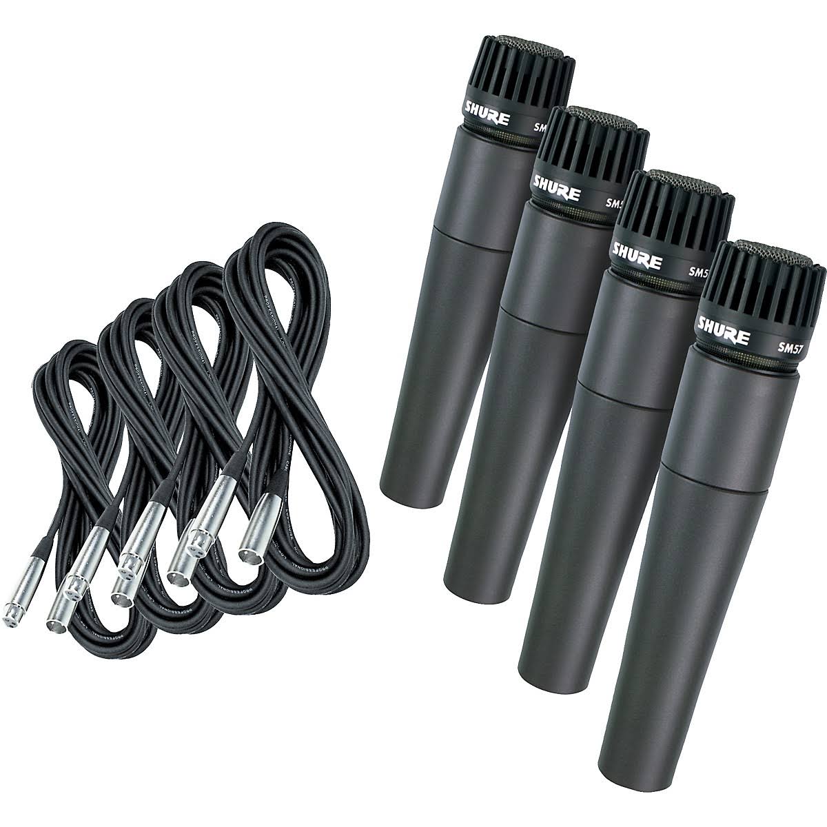 SM57 Mic Four Pack with Cables F306055