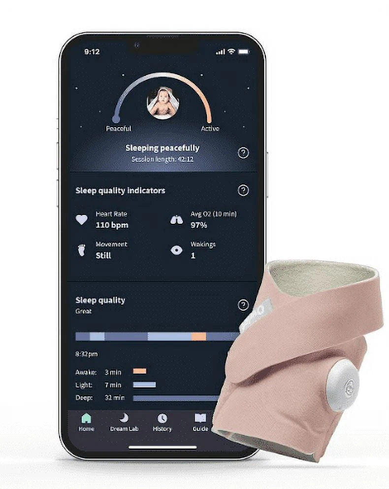 Smart Baby Monitor with Live Health Readings & Notifications F37606