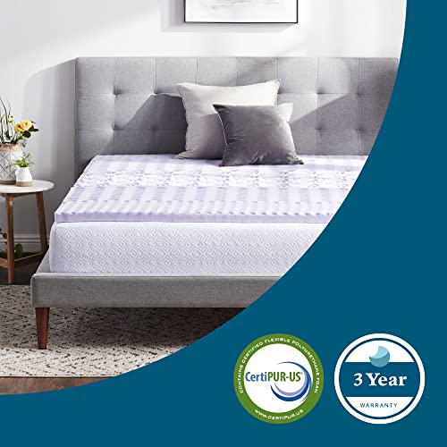 3 Inch Twin Memory Foam Mattress Topper W5629