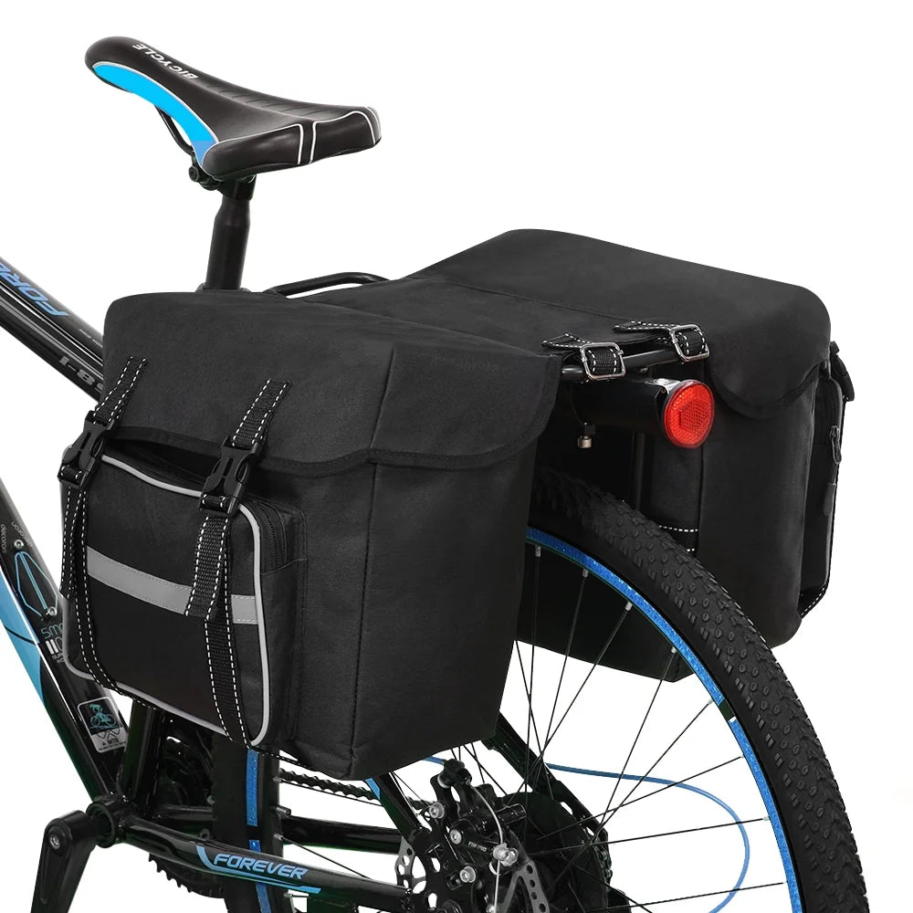 Bike Back Pannier Rear Seat Bag Cycling Rack Grocery Pannier Road Bike Storage Bag T242404