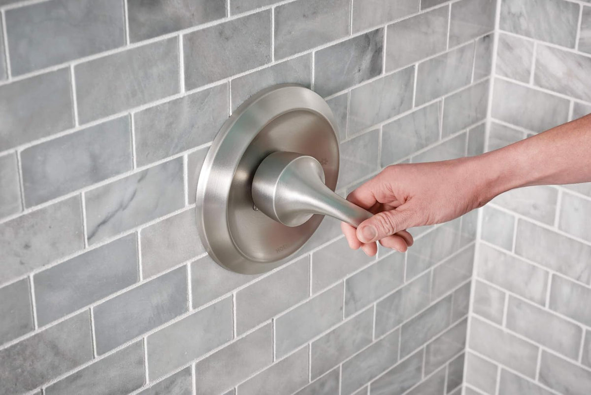 Spot Resist Brushed Nickel Handshower and Rainshower Combo S29218