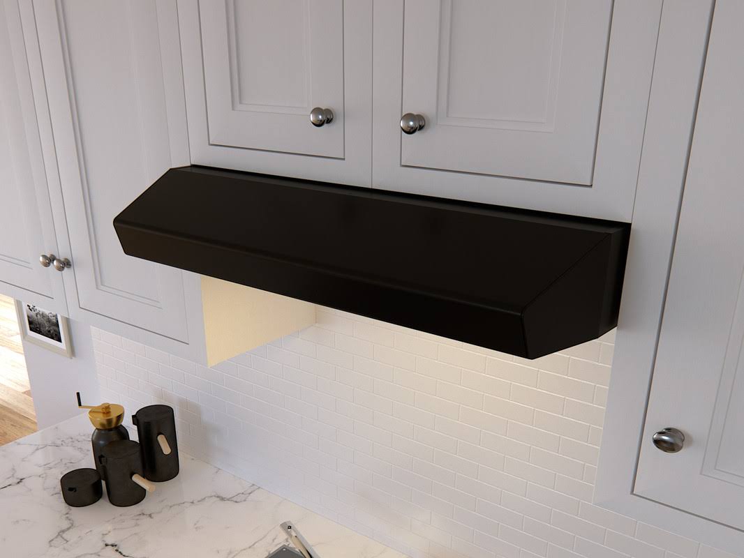 30-Inch Black Under-Cabinet Range Hood G7151