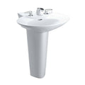 Cotton Single Hole Pedestal Lavatory R9230
