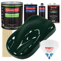 British Racing Green Urethane Basecoat Clearcoat Car Auto Paint Medium Gallon Kit J20772