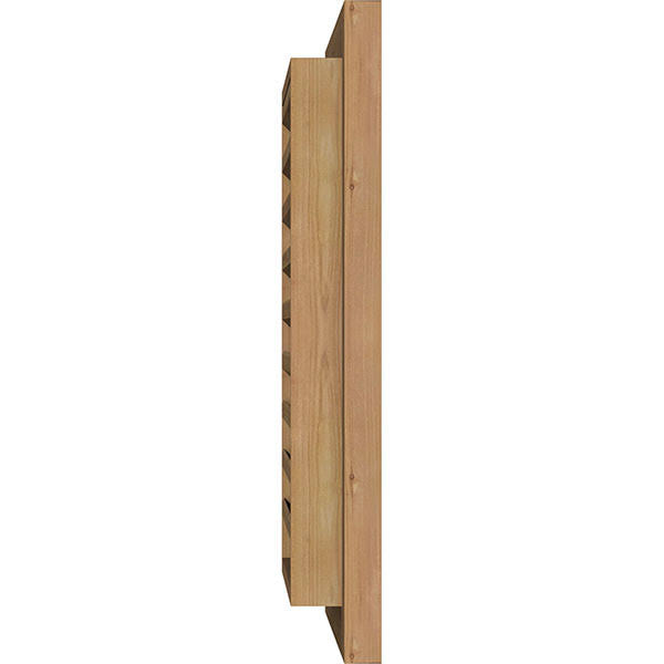 Unfinished Functional Vertical Gable Vent T4612