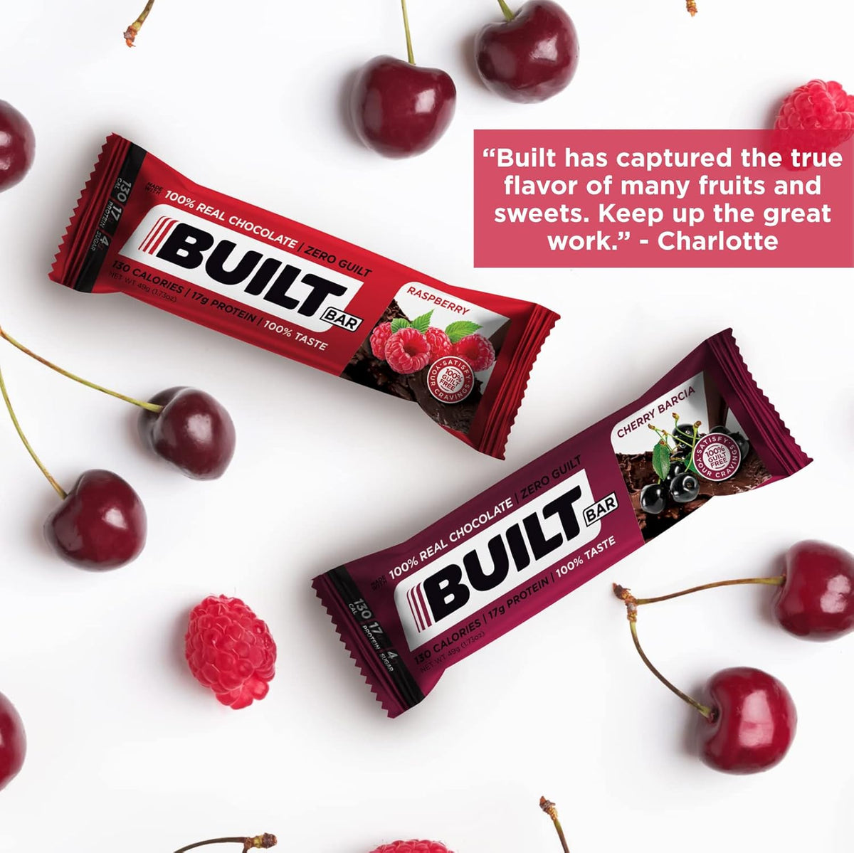 12 Pack High Protein Bars Covered in Real Chocolate Gluten Free Z16546