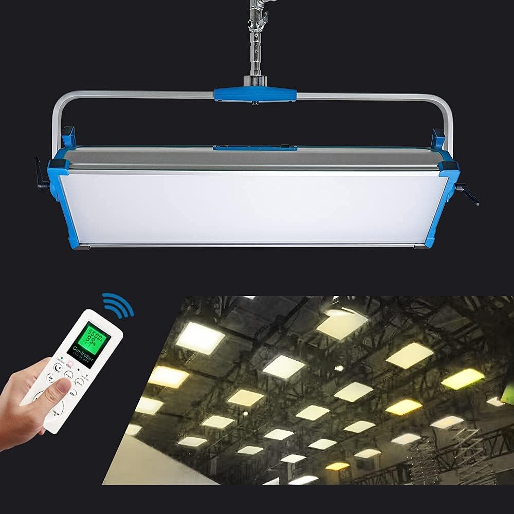500W LED Video Panel Soft Light with DMX Wireless Remote and Carry Bag Y357031