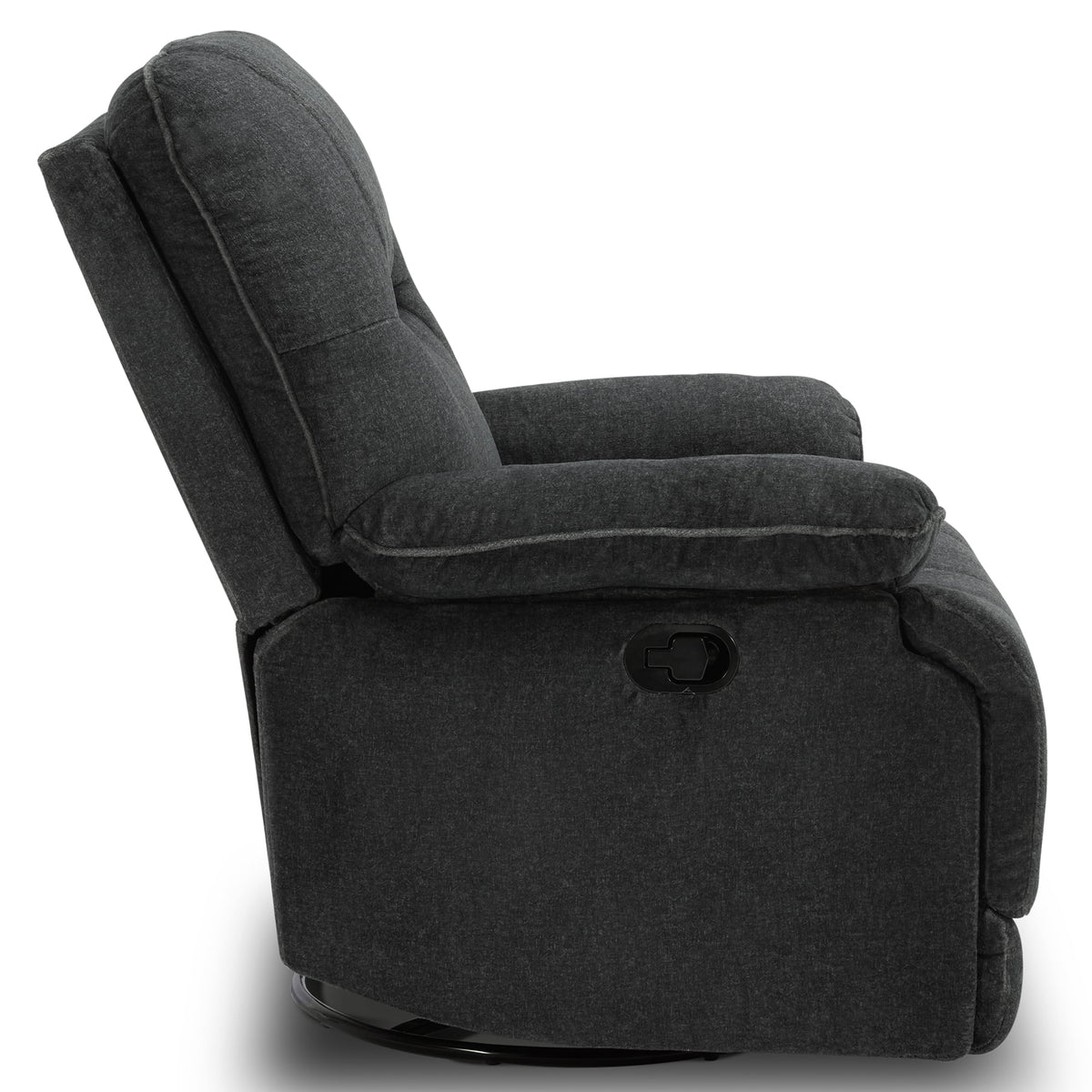 Dark Gray Swivel Glider Rocker Recliner B906520