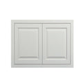 Wide Bridge Vintage White Inset Wall Cabinet - Double Door 12 B9979
