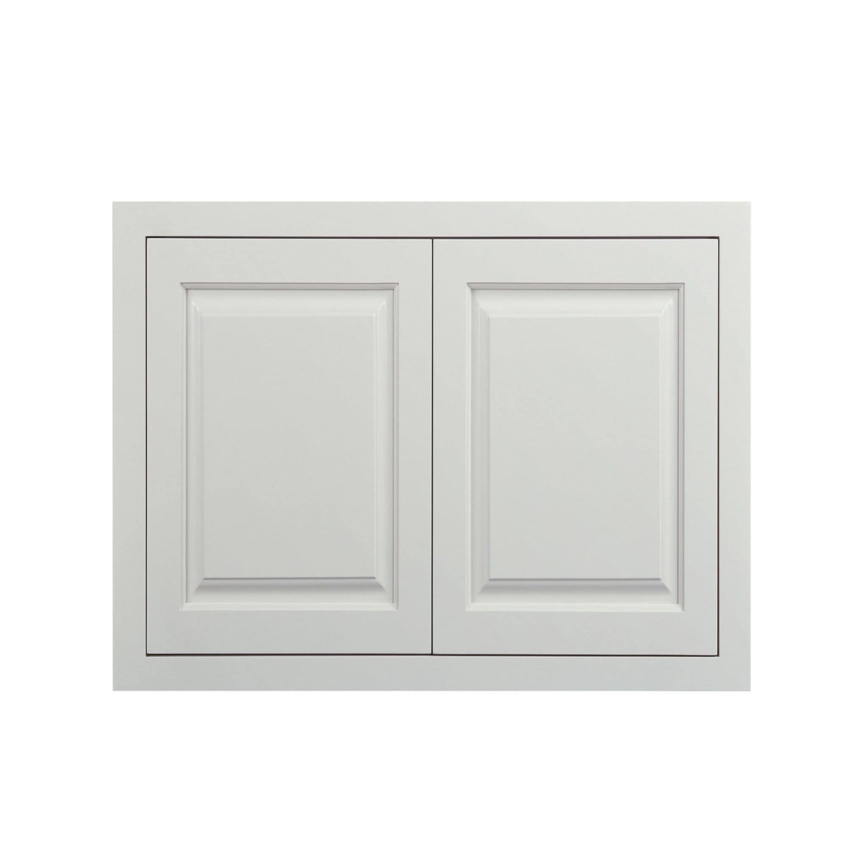 Wide Bridge Vintage White Inset Wall Cabinet - Double Door 12 B9979