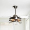 Blade Caged Ceiling Fan with Remote Control and Light Kit Y1787