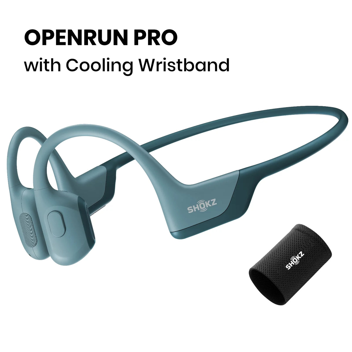 Black Bone Conduction Open Ear Bluetooth Headphones N950210