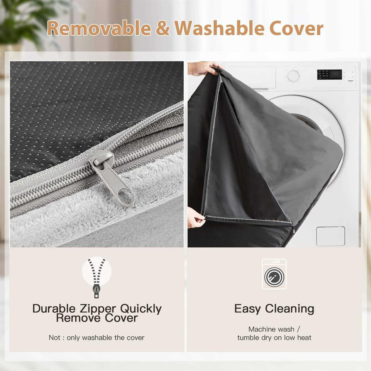 Orthopedic Waterproof Dog Bed with Removable Washable Cover K45276