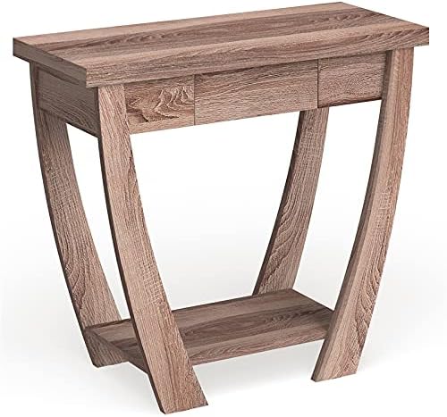 Modern Wood Console Table in Cappuccino J42314