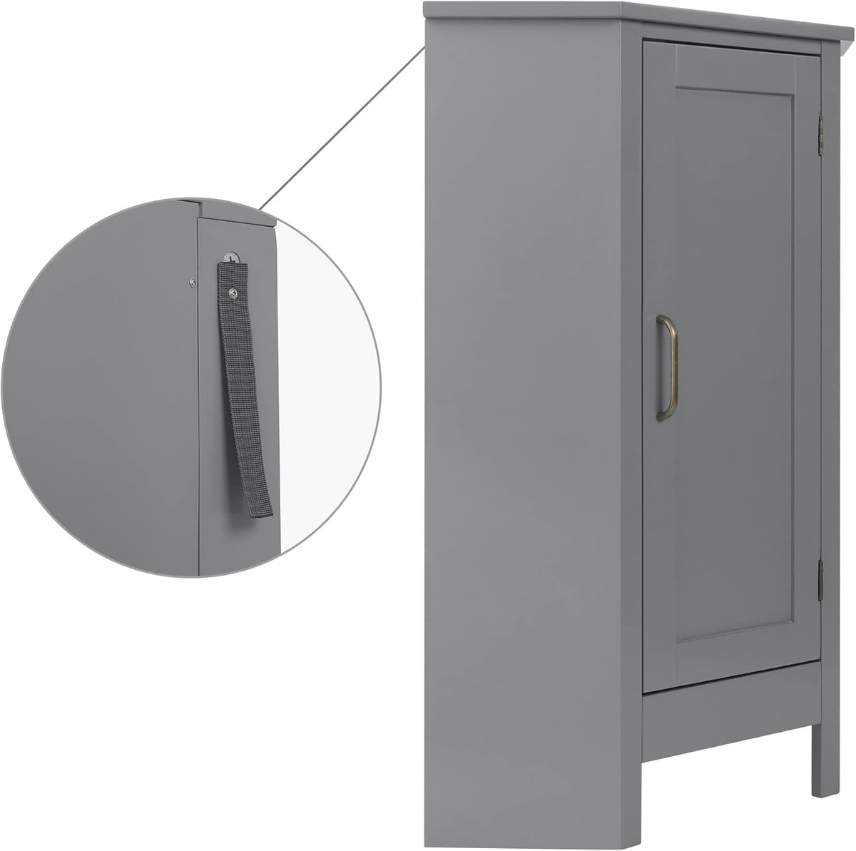Grey Corner Cabinets L37083