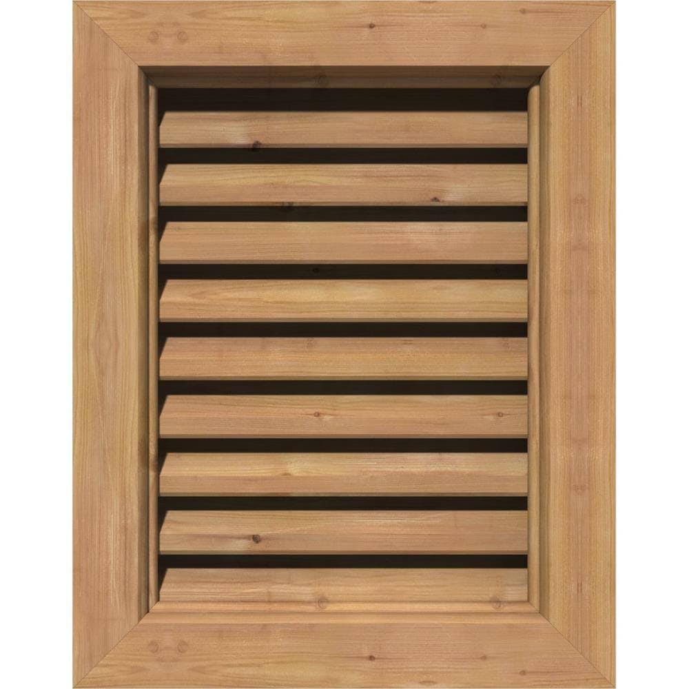 Unfinished Functional Vertical Gable Vent T4612