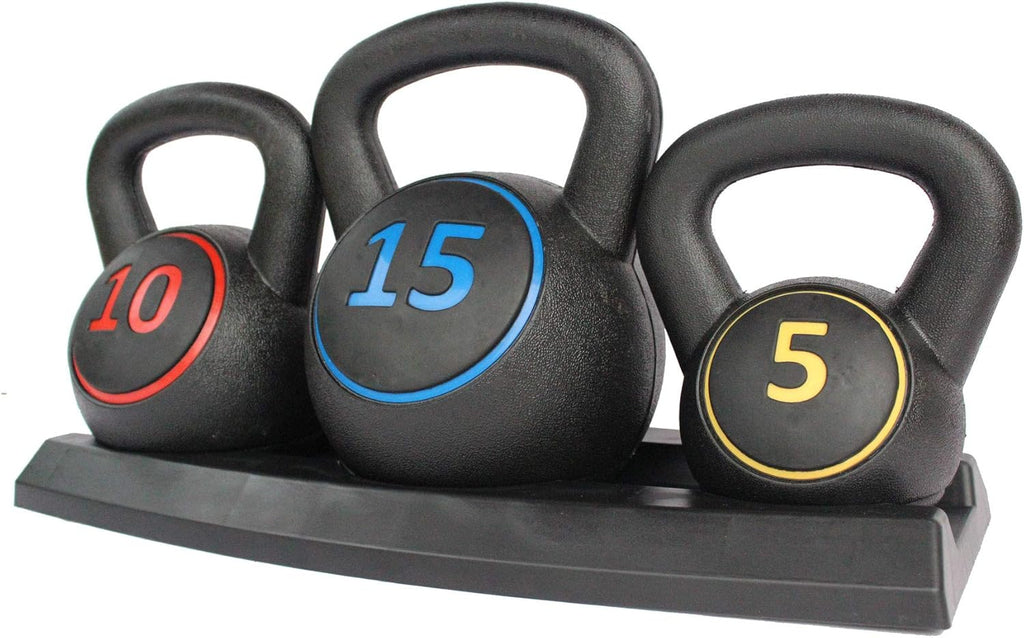 Vinyl Coated Kettlebells 3 Pieces Pack of 2 E5505