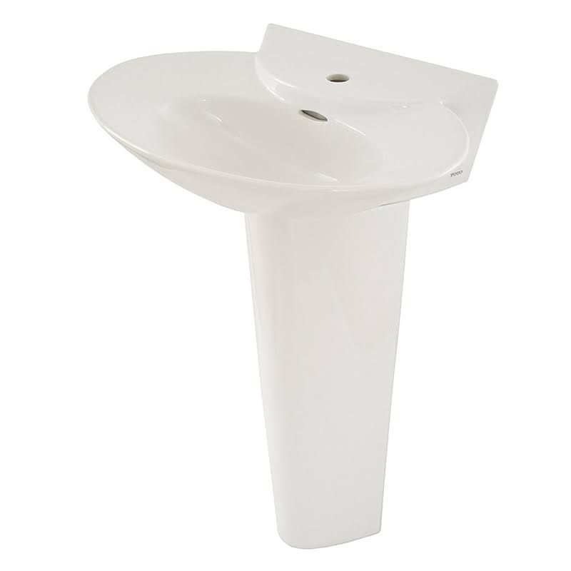 Cotton Single Hole Pedestal Lavatory R9230