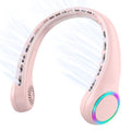 Portable Neck Fan 4000mAh 3 Adjustable Speeds White K555