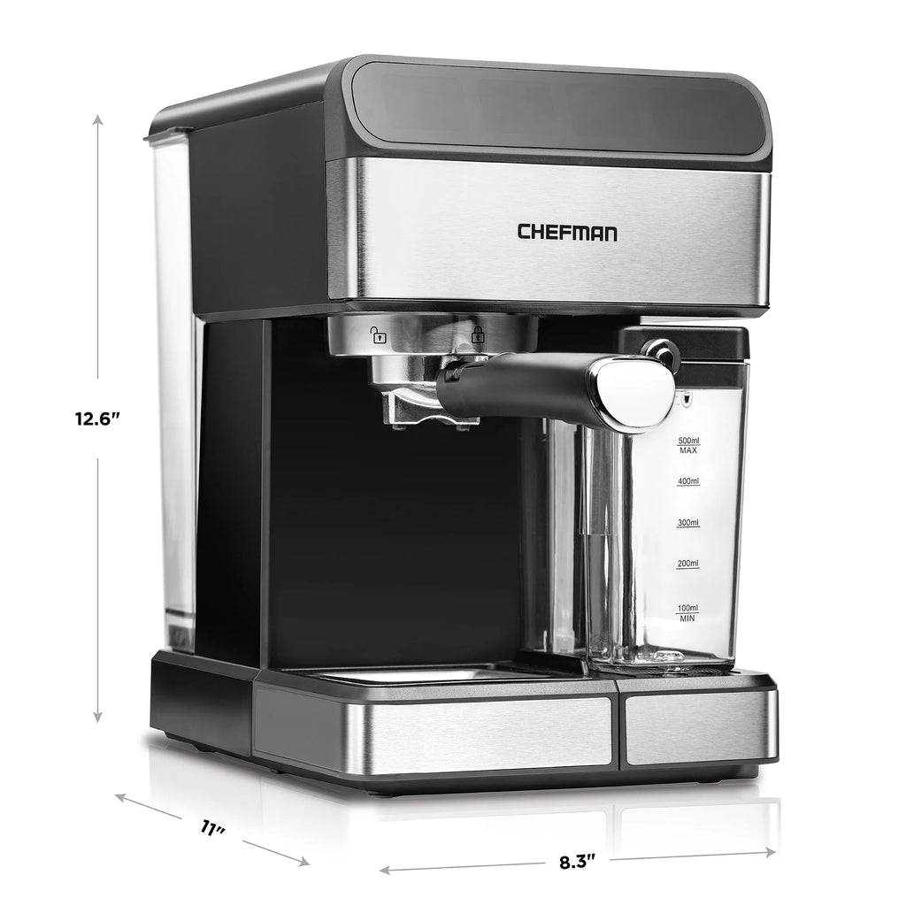 6-in-1 Digital Espresso Machine with Milk Frother G556521