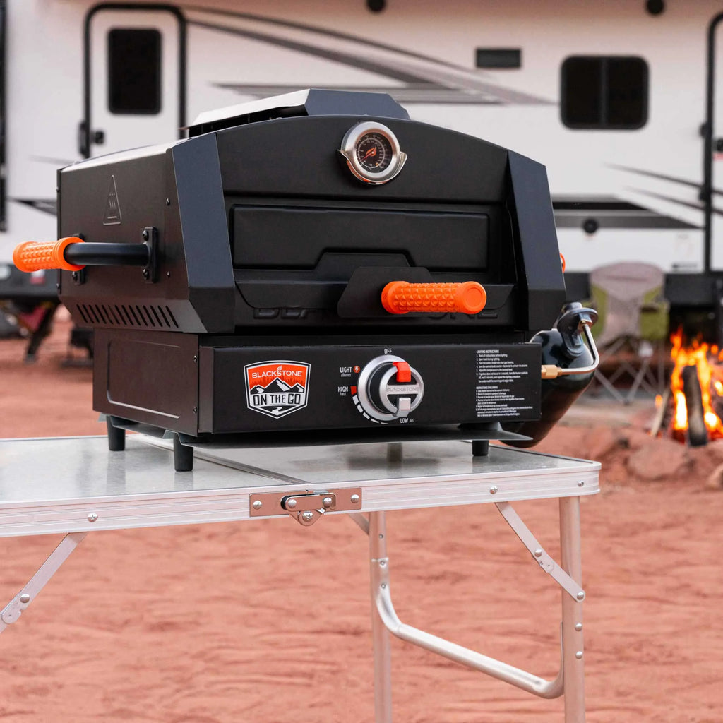 17 Pizza Oven with Burner Base E727912