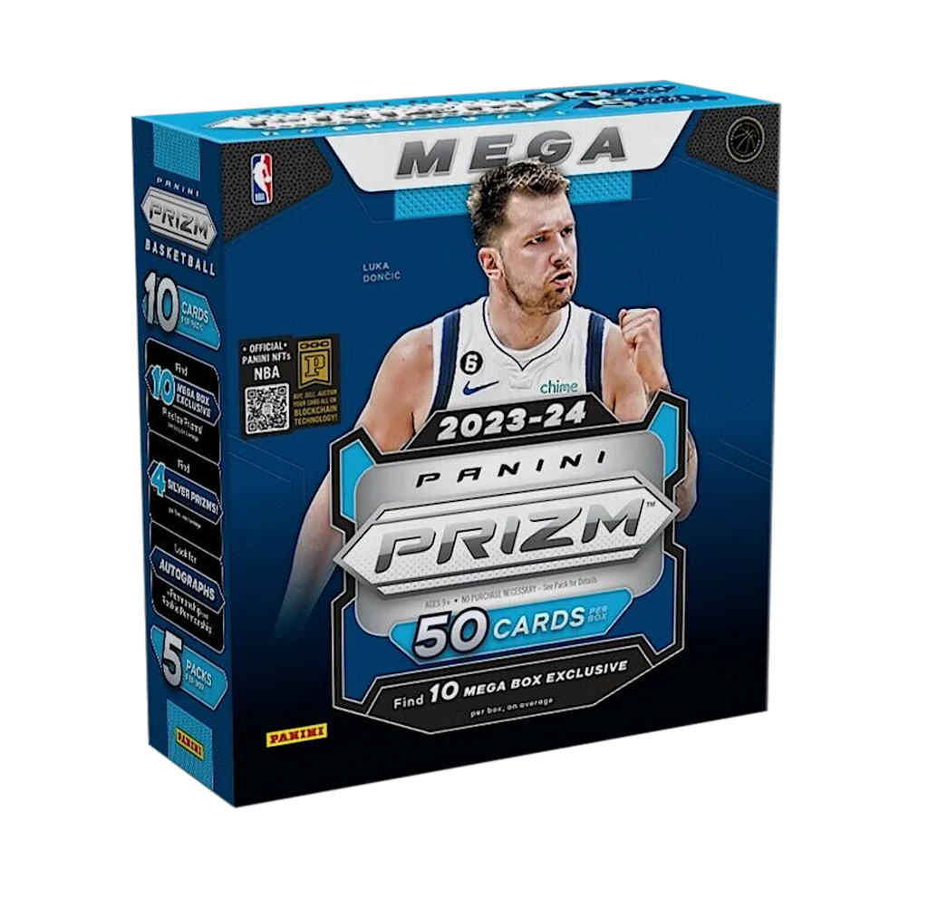 2023-24 Panini Prizm Basketball Mega Box Trading Cards Y7733