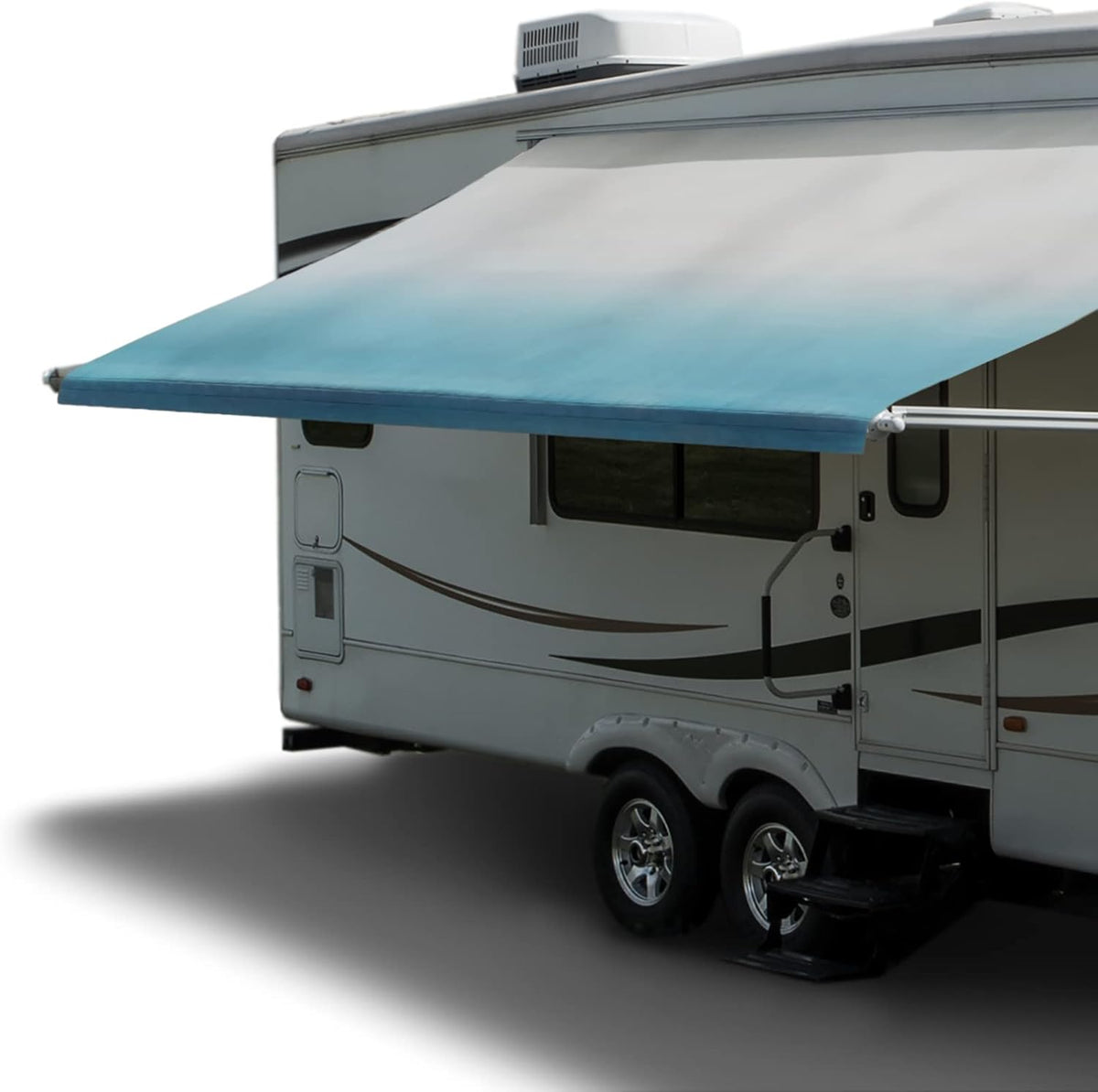 18' Tan Camel Fade Premium Vinyl RV Awning Fabric Replacement F896296