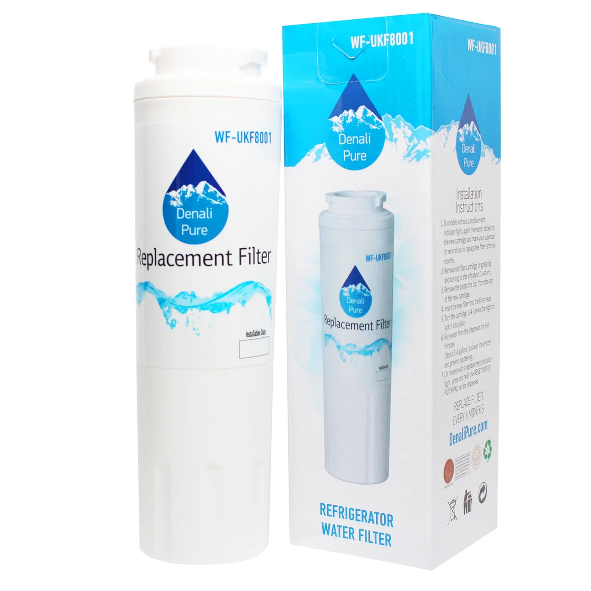 4-Pack Replacement Refrigerator Water Filter Cartridge O785