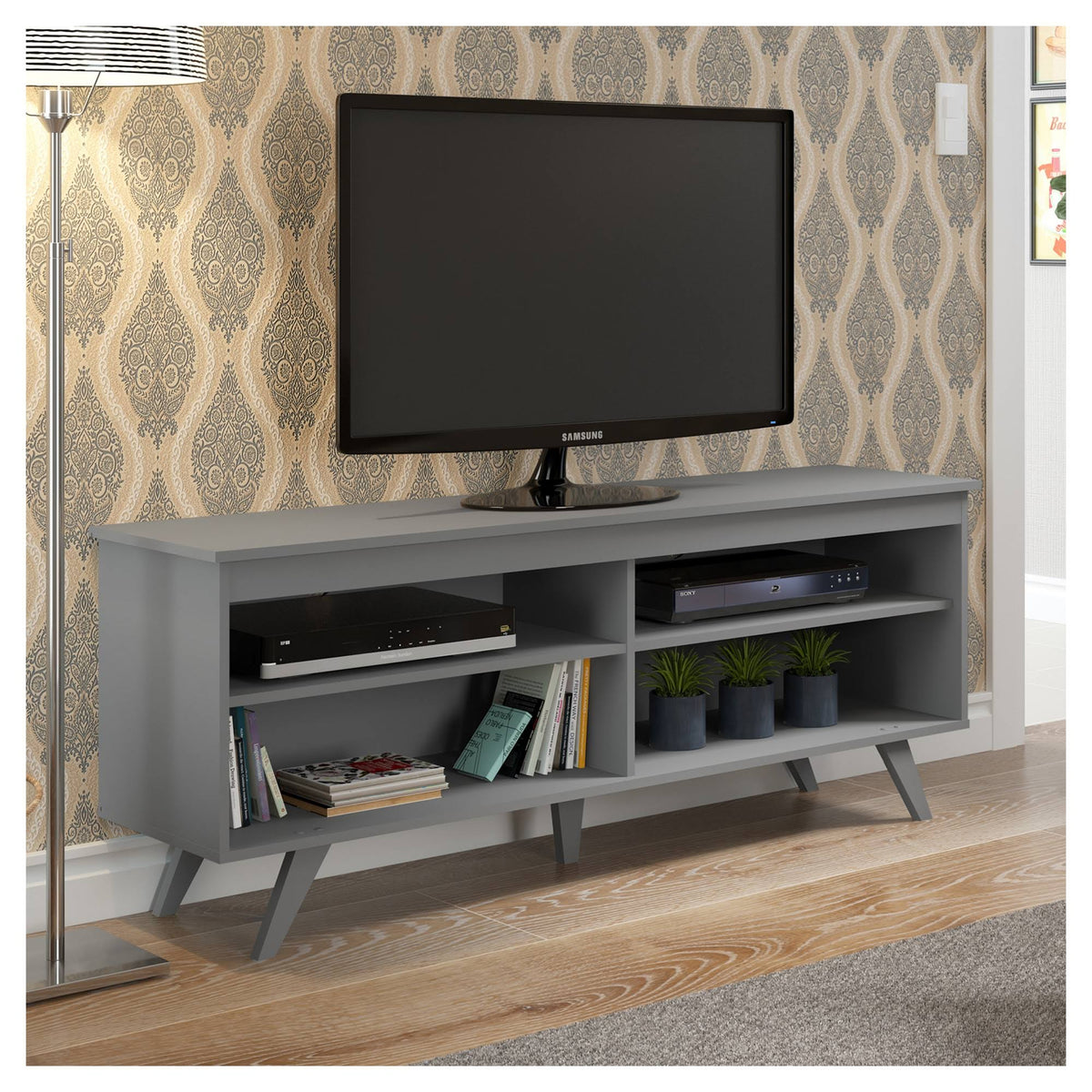 Gray Console Table J855