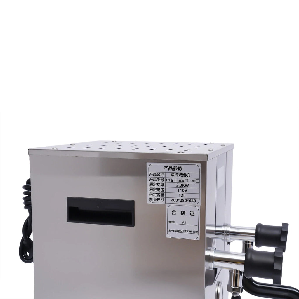 12L 4 in 1 Stainless Steel Espresso Coffee Milk Foam Maker 2500W J88841