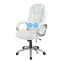 Black Adjustable Ergonomic PU Leather Office Chair with Armrests G71880