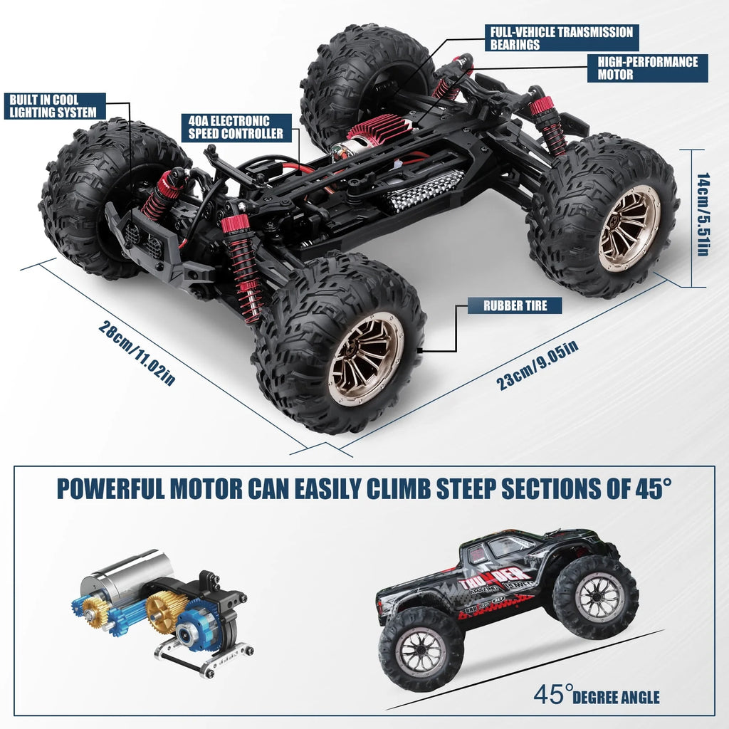 Remote Control Car 1:16 4WD Off Road Monster Truck W167346