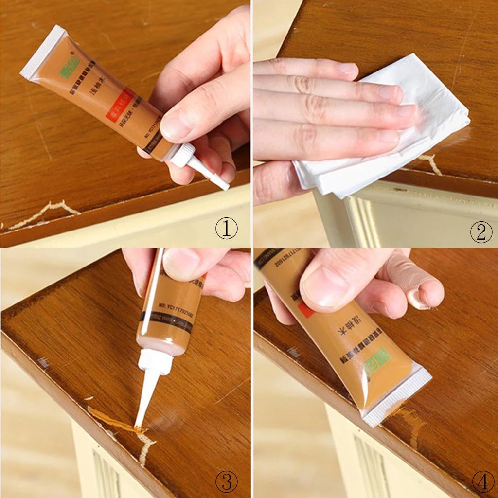 Solid Wood Furniture Refinishing Paint Floor Color Paste 5 Colors E875
